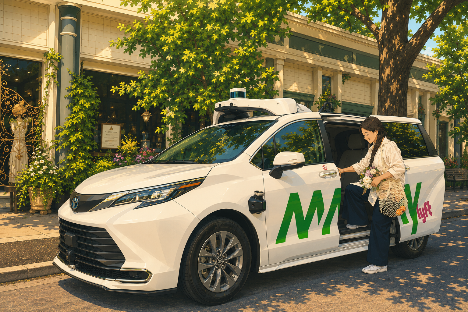 May Mobility self-driving shuttle in deployment